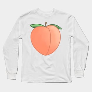Kawaii peach Long Sleeve T-Shirt